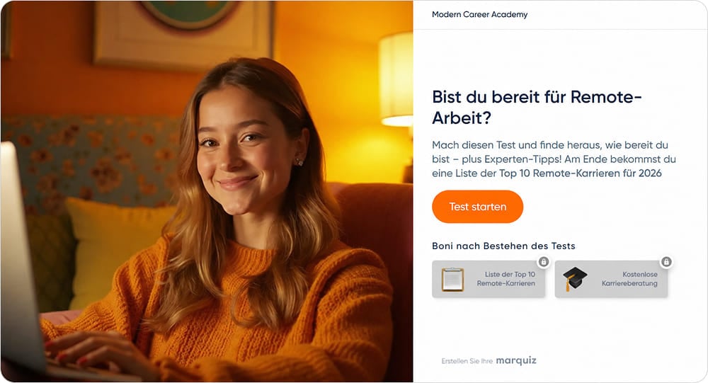 Quiz als Lead-Magnet für Remote-Berufe