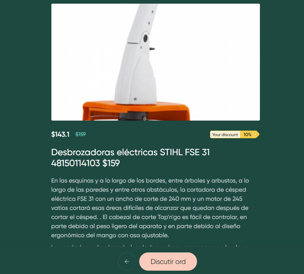 Example of custom button