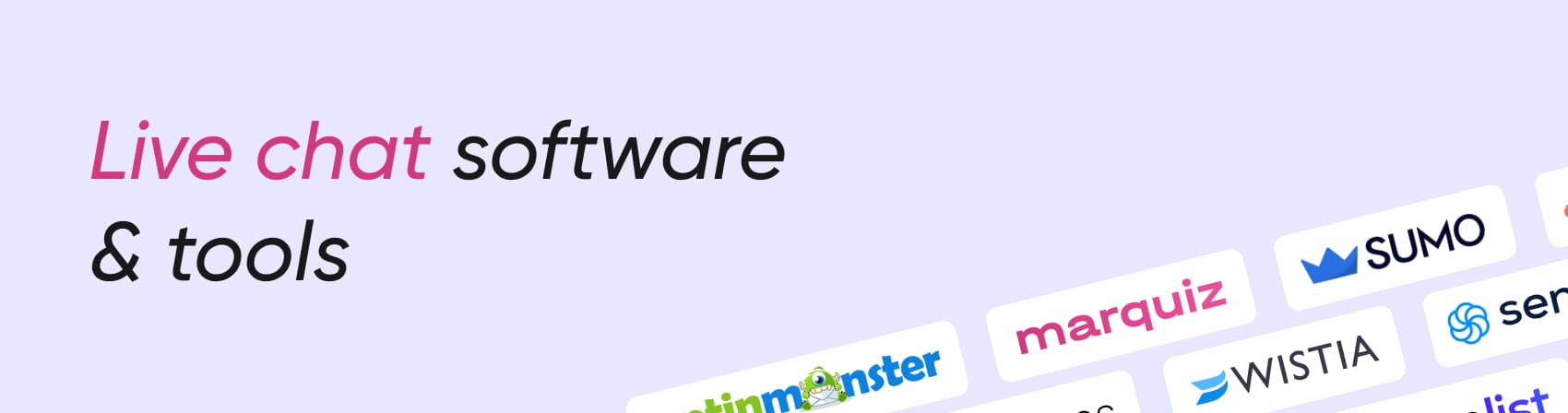 Live chat software & tools