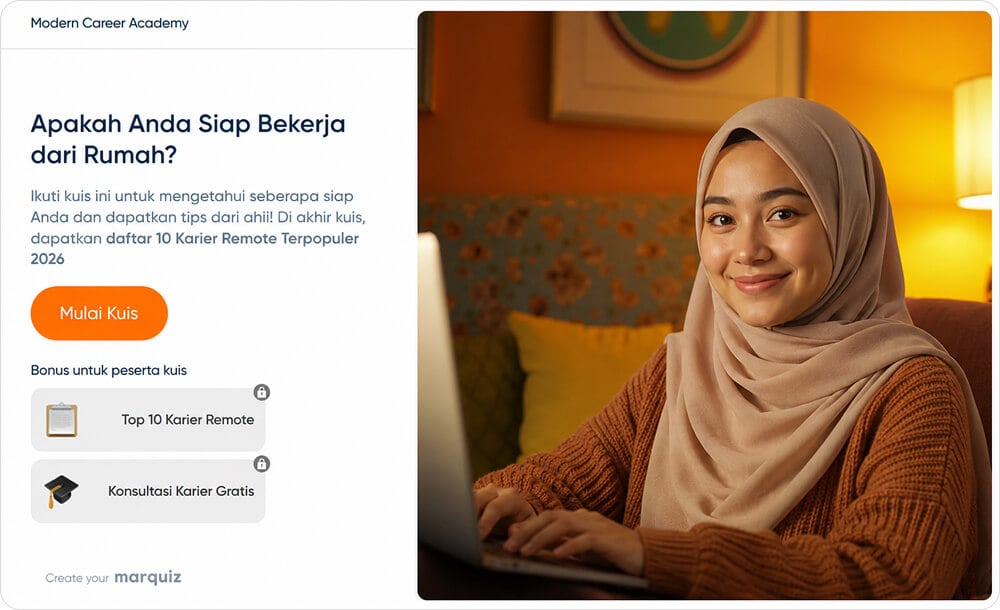 Contoh lead magnet dalam kuis