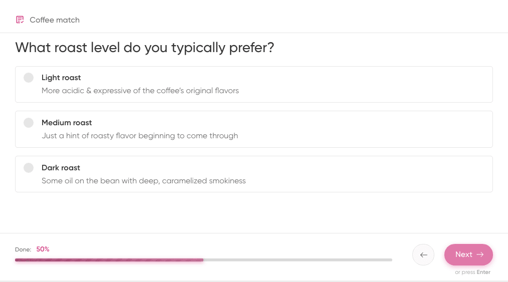 roast coffee quiz