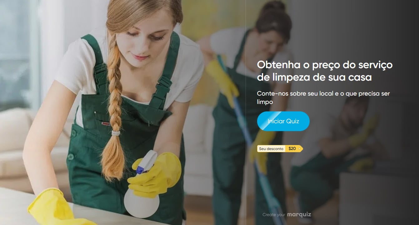 Quiz para Empresa de Limpeza