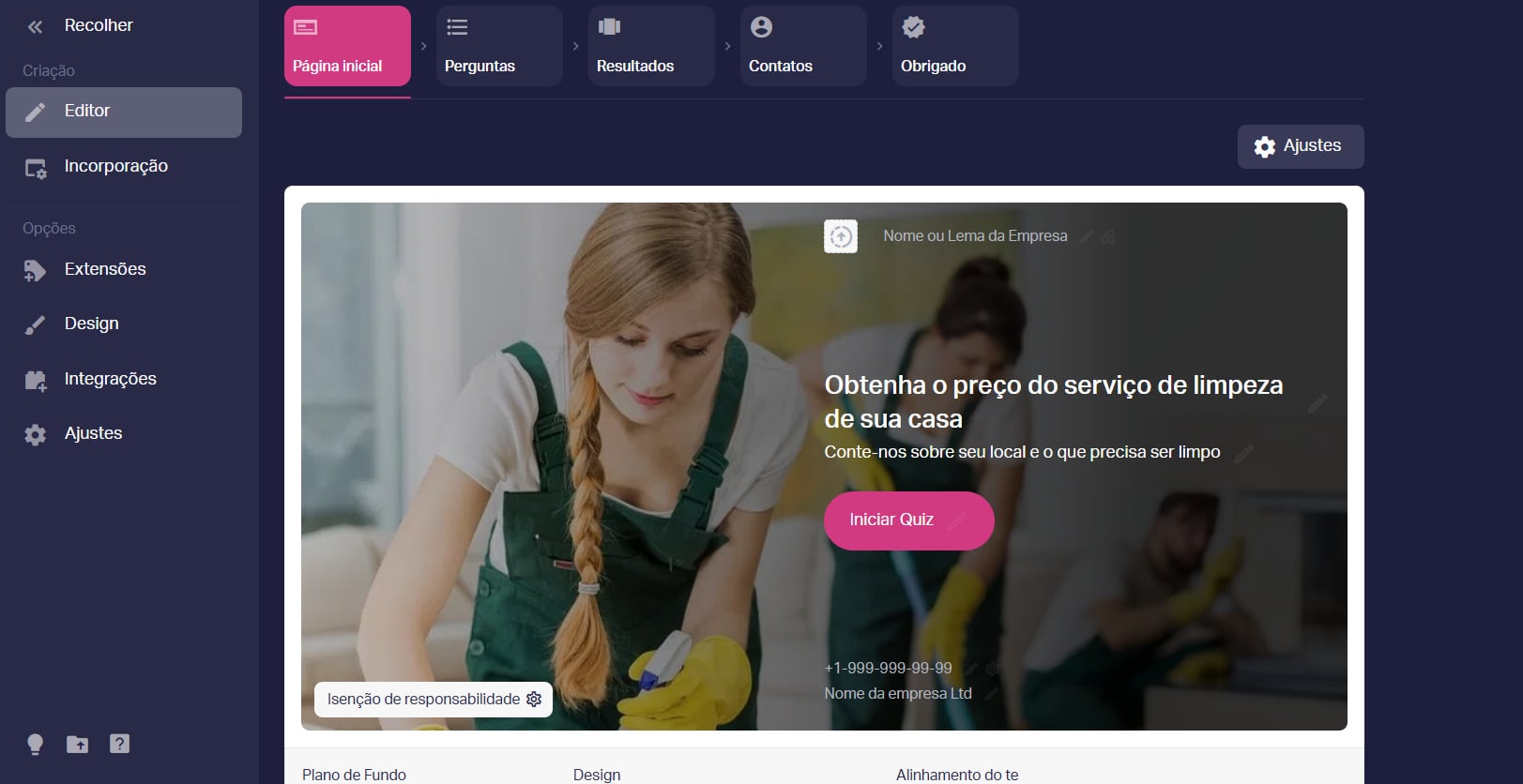 Marquiz editor