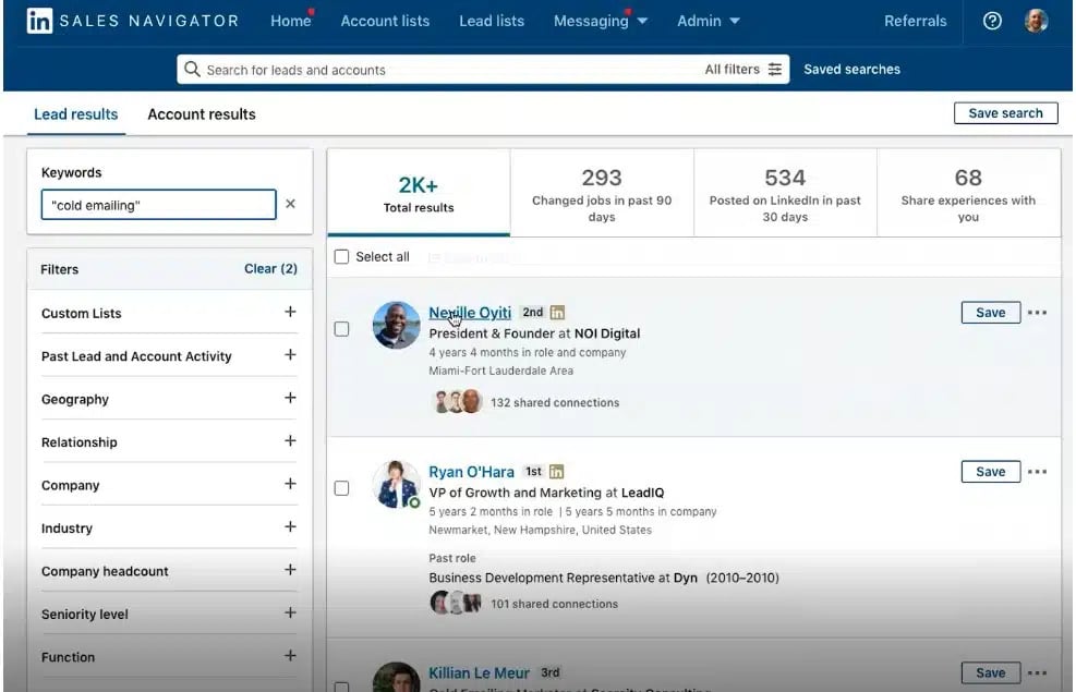 LinkedIn Sales Navigator