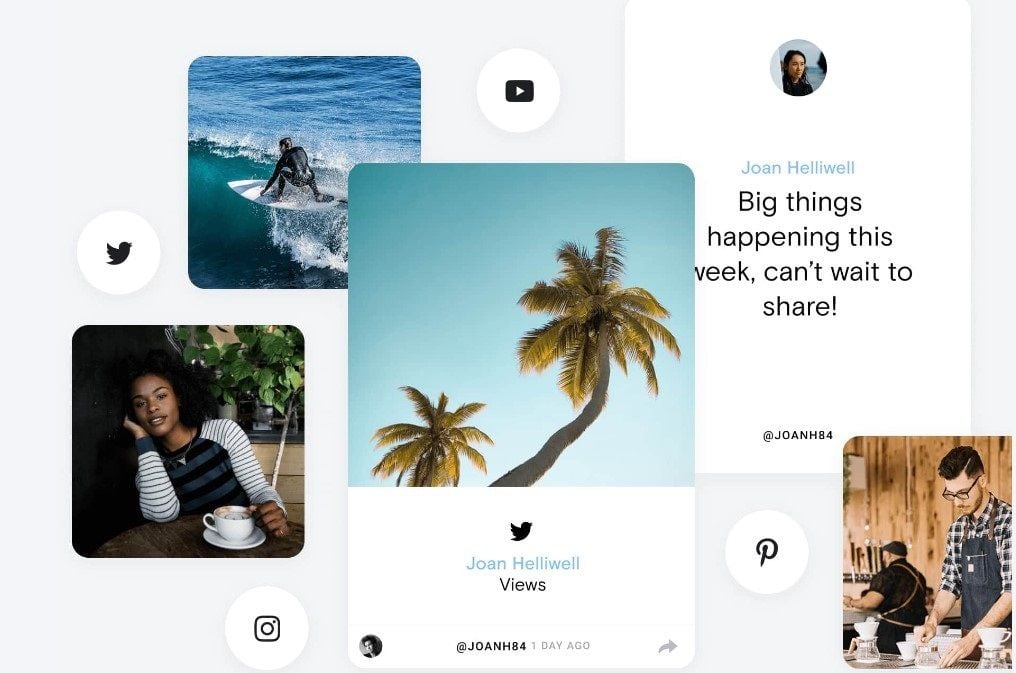 Feed de Redes Sociais