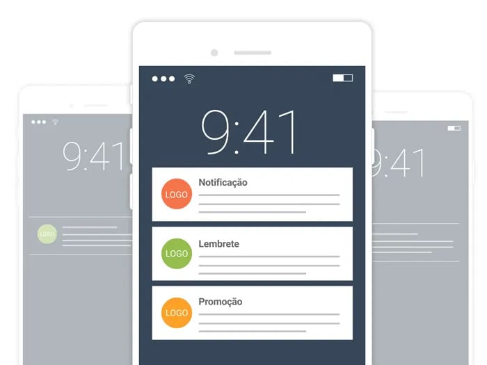 Widget de Notificações Push