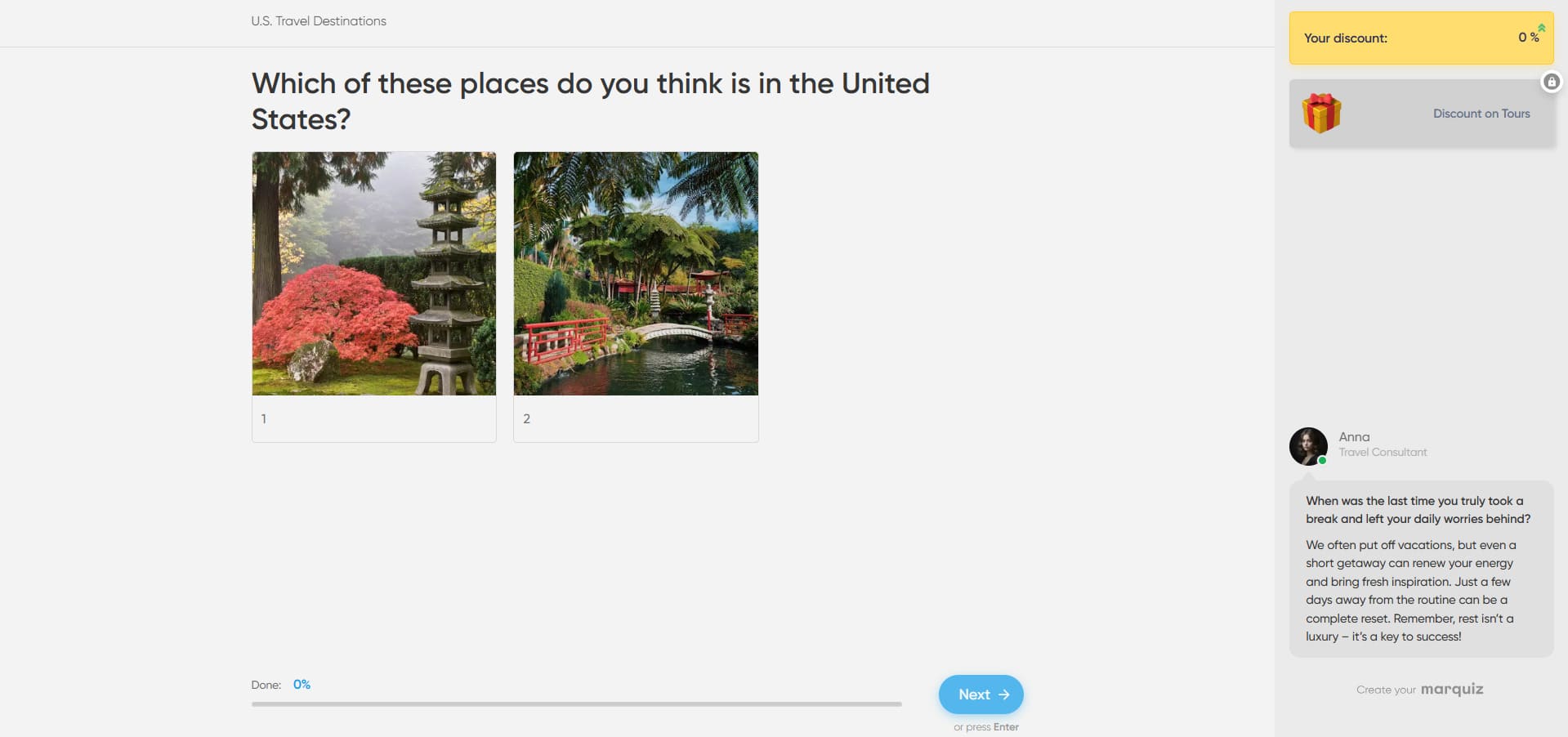 True-false quiz