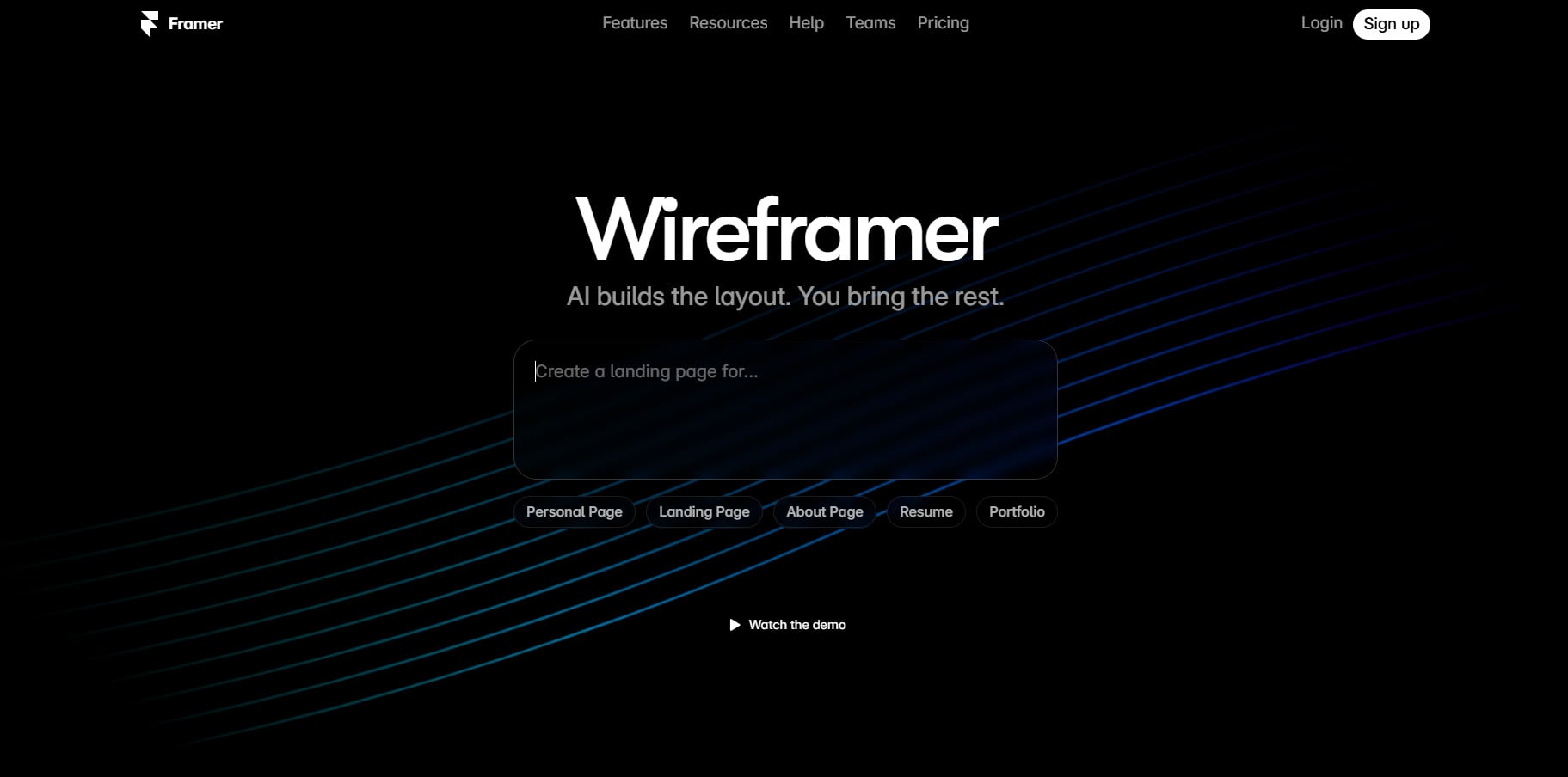 Framer AI tool
