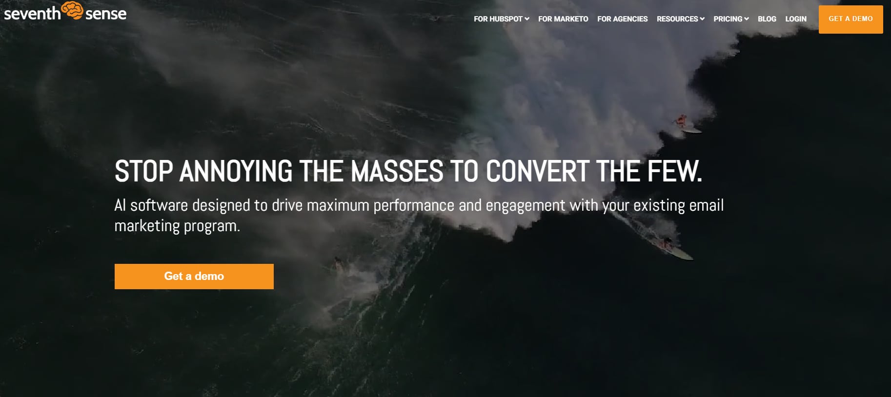 Seventh Sense landing page