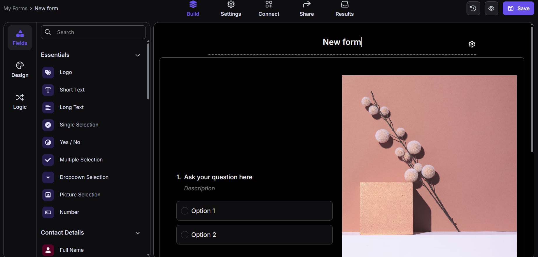 Forms.app interface