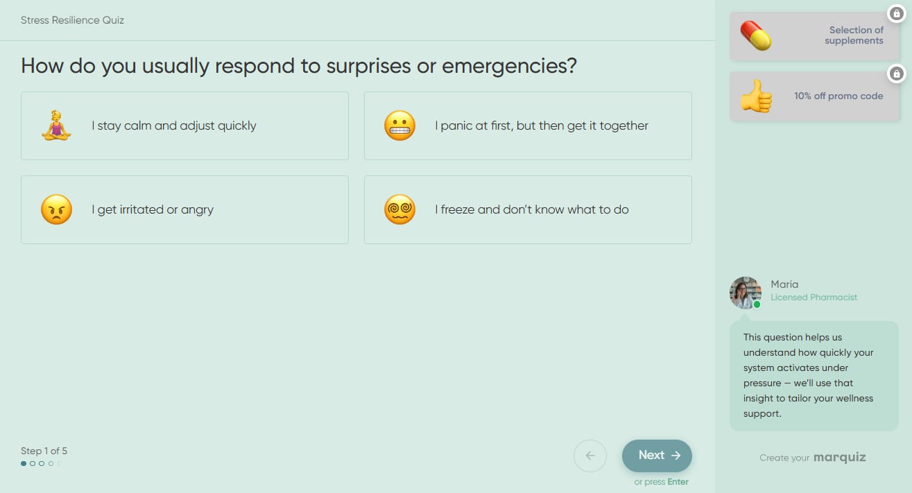 Stress Resilience quiz