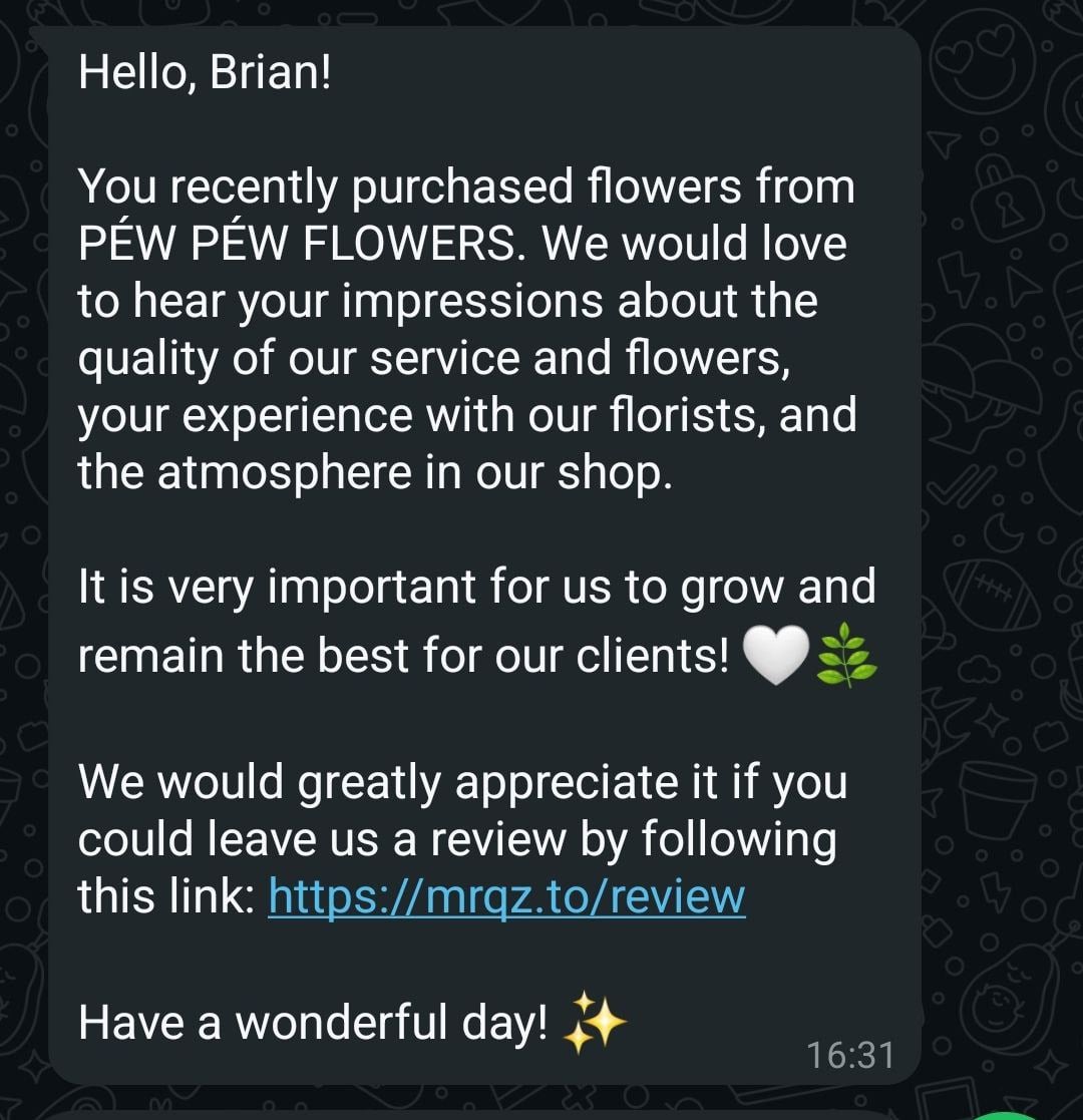 Messenger example