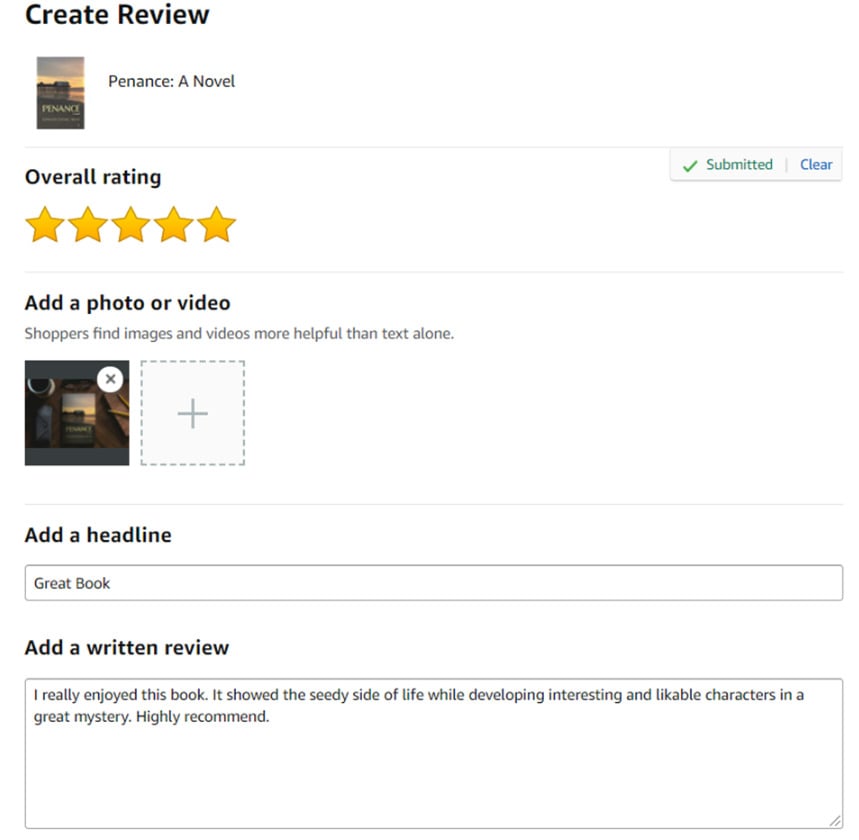 Feedback form