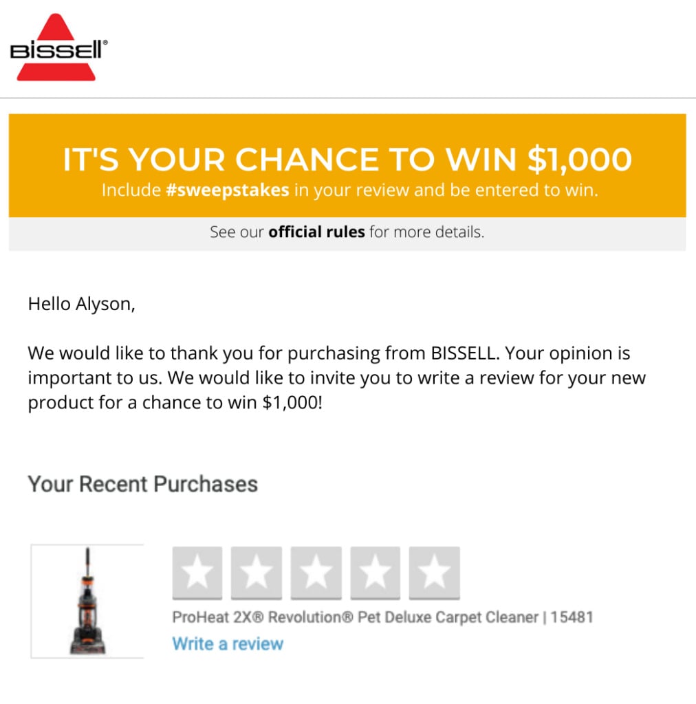 Contest example