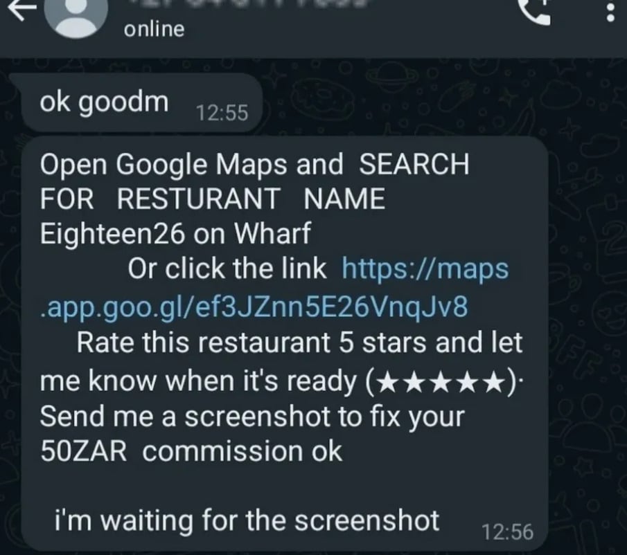 Buying reviews