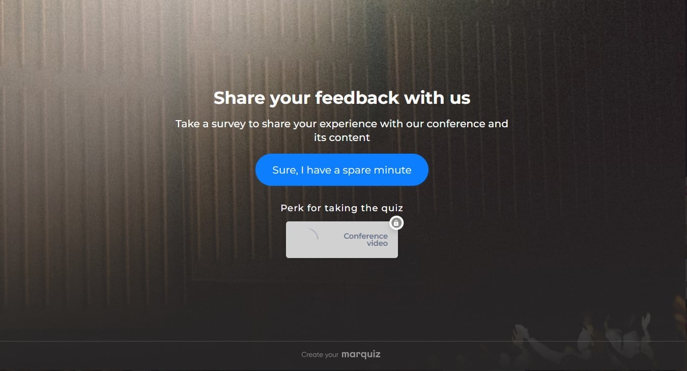 Quiz for community-driven customers