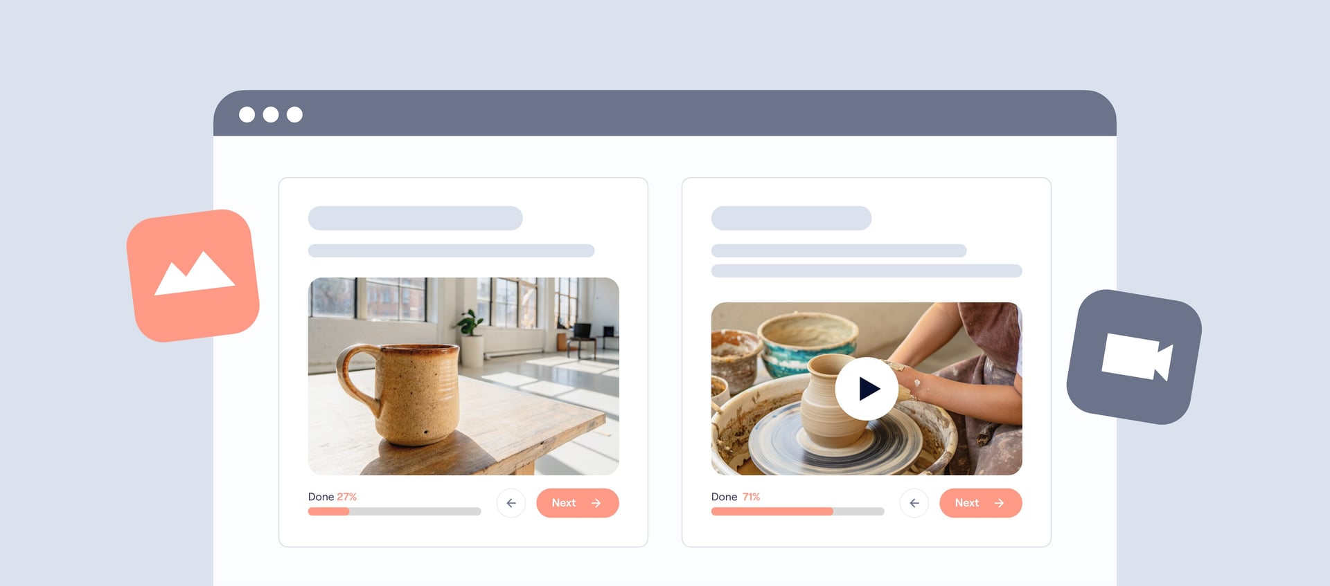Using the "Page" question type for non-standard product presentation