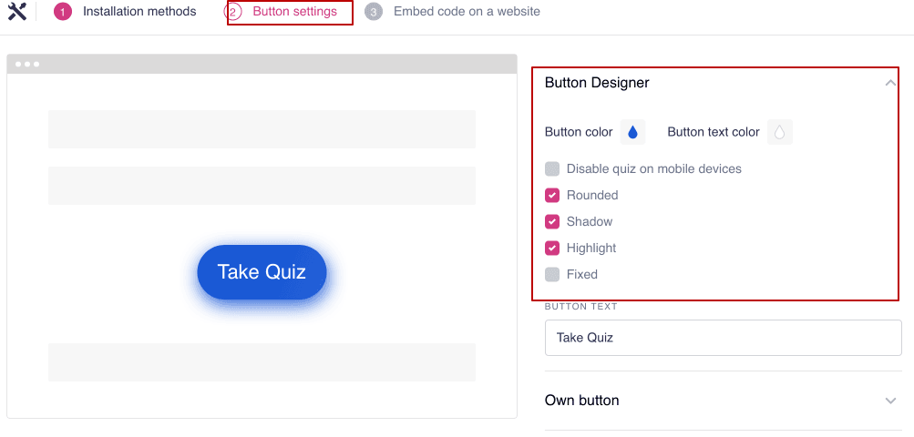 How do I add Marquiz to my site 4