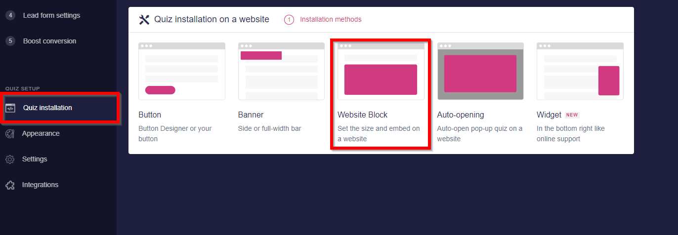 How to install Marquiz on your Leadpages website 21