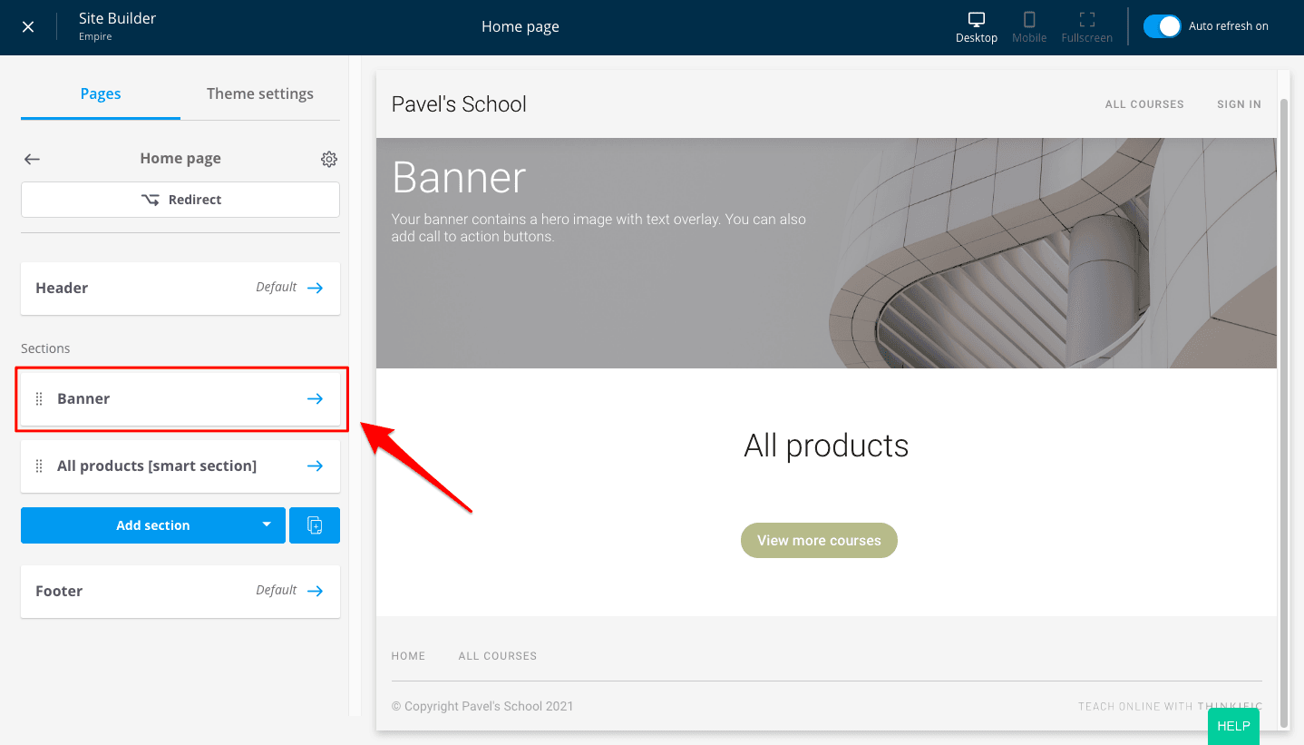 How to install Marquiz to Thinkific 4