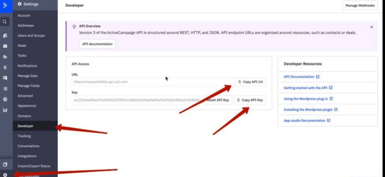 How to integrate Marquiz with ActiveCampaign 2